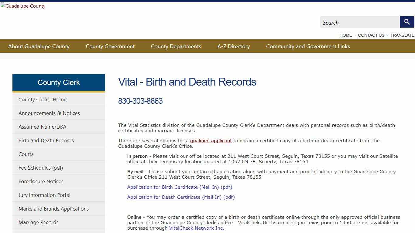 Official Records | Guadalupe County, Texas